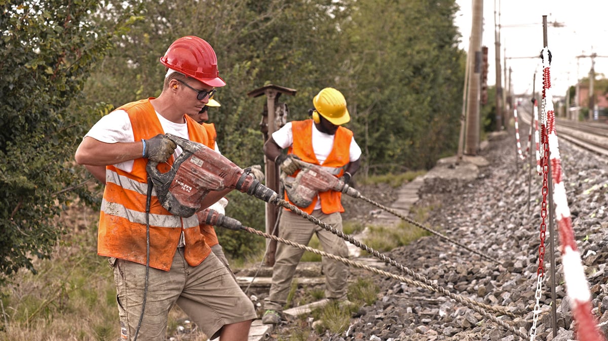 ground consolidation of foundation railway ballast
