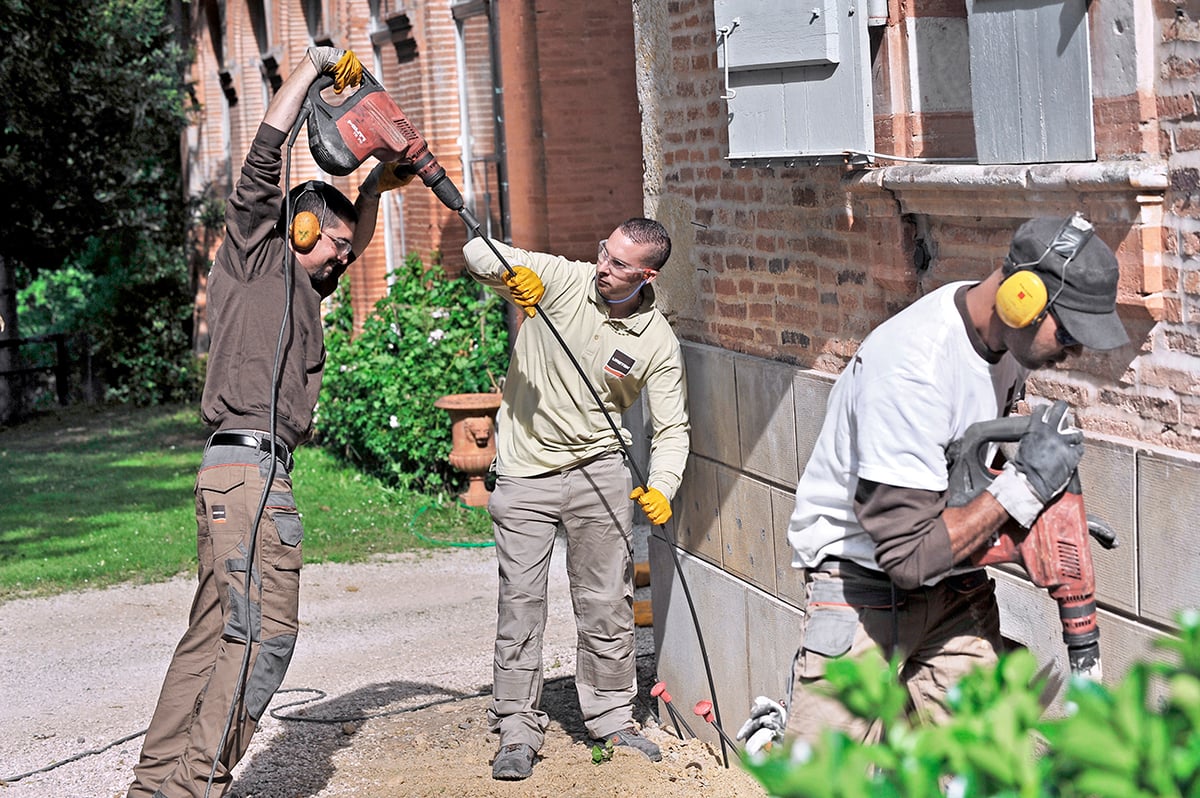 subsidence of foundation soil injections expanding resins