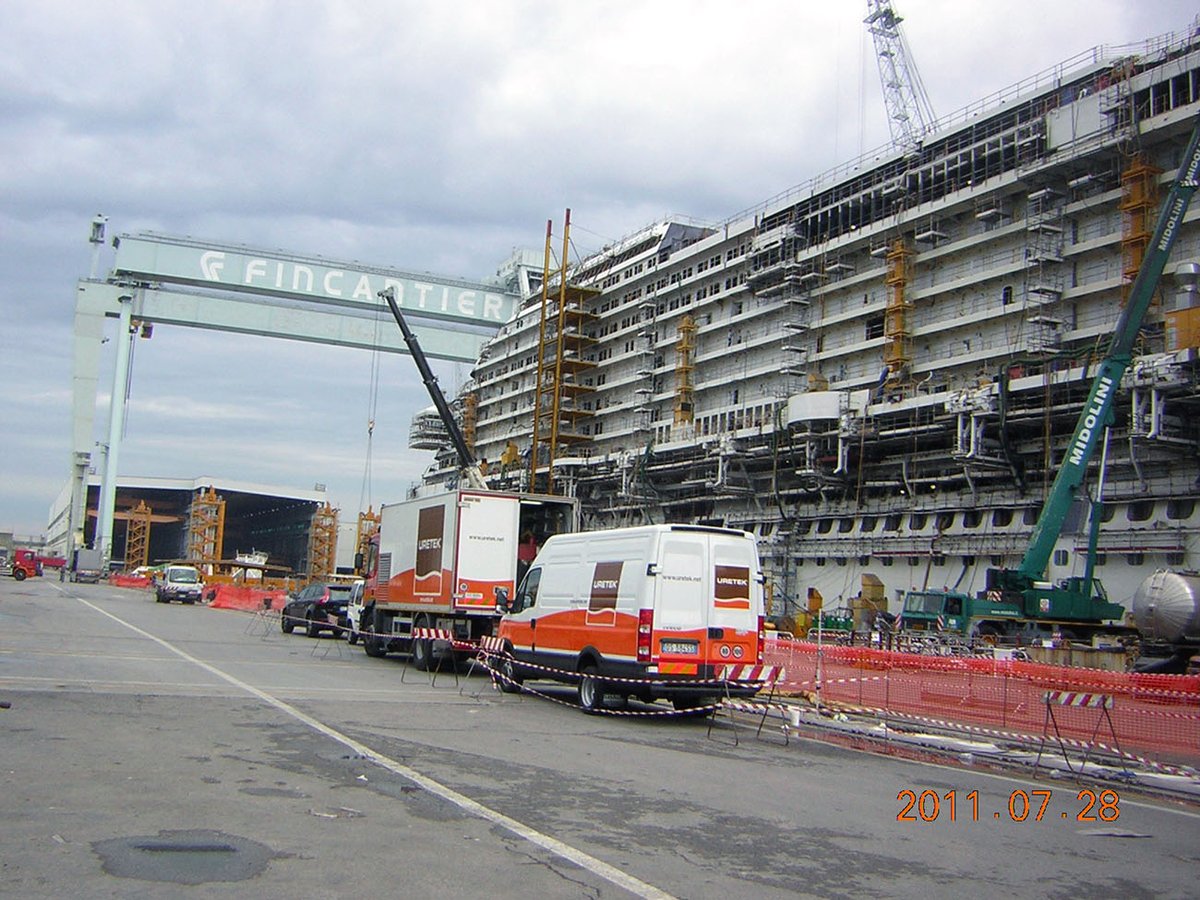 shipyard flooring subsidence