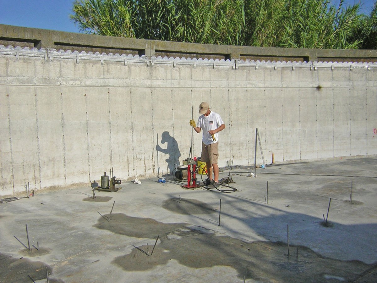 subsidence tanks sedimentation consolidation injections expanding resins uretek
