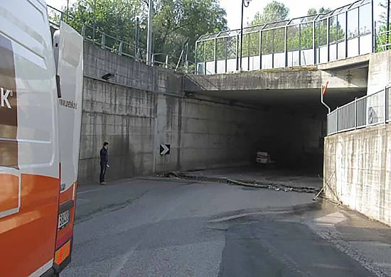 waterproofing joints underpass railway rovigo