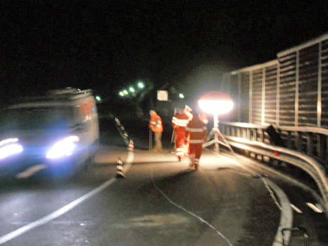 intervention uretek injections resins under road surface