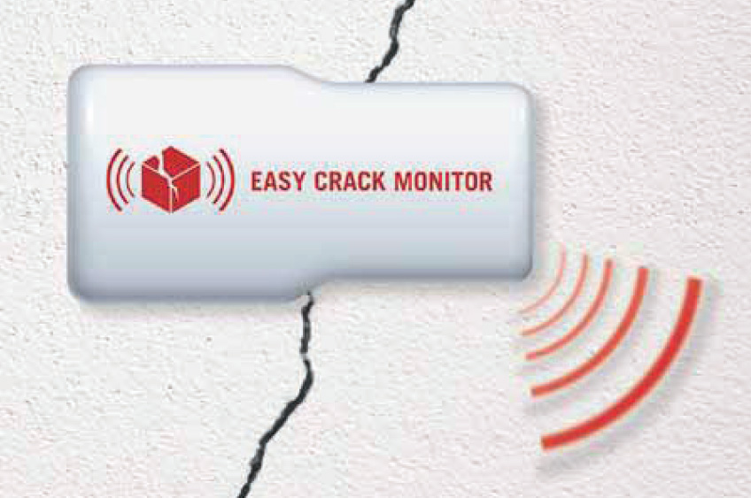 easy crack monitor automatic accurate monitoring of cracks in the walls