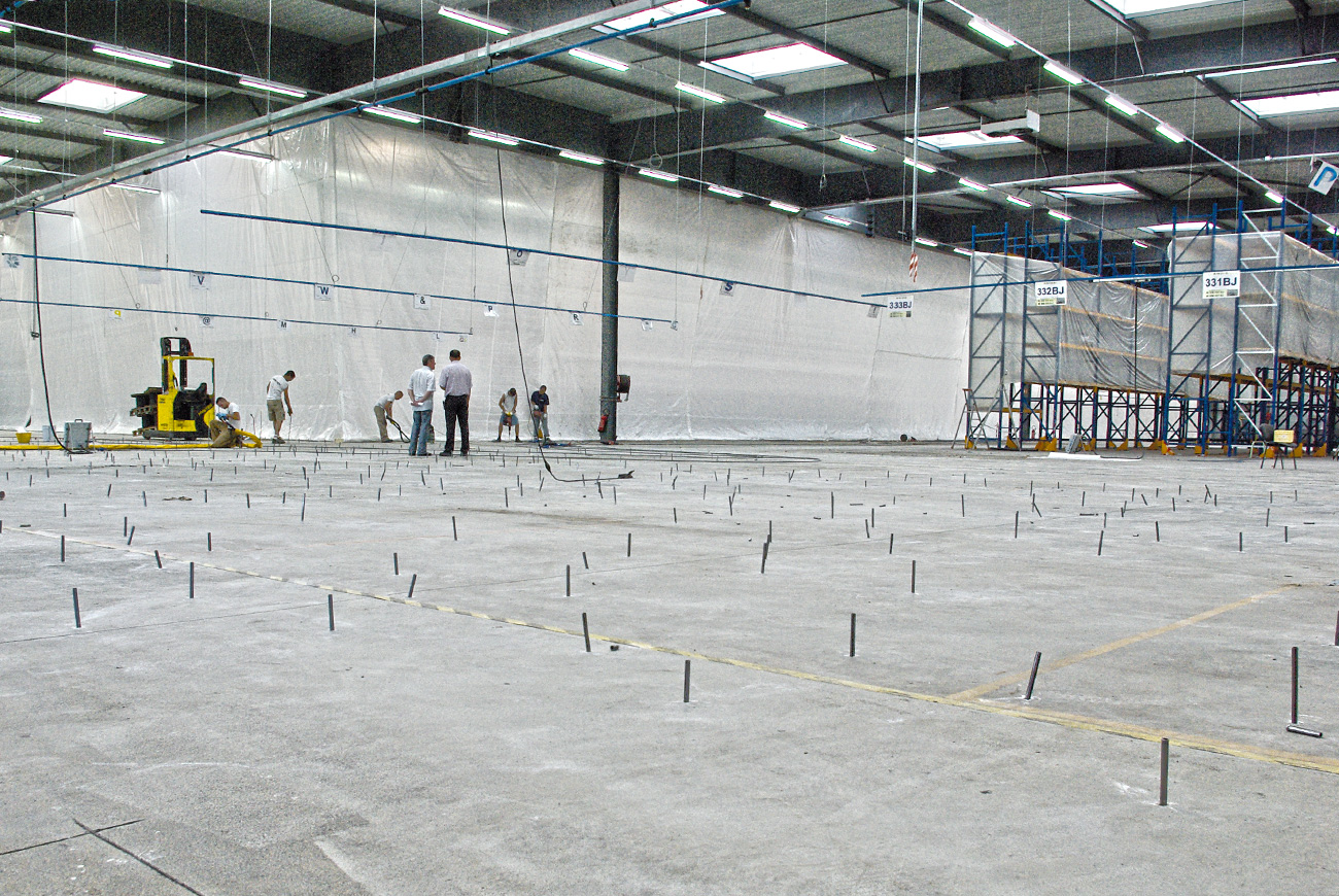 industrial flooring subsidence