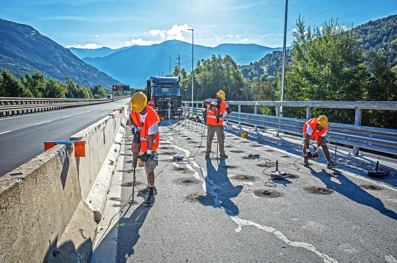 road pavement subsidence rapid effective intervention without excavation