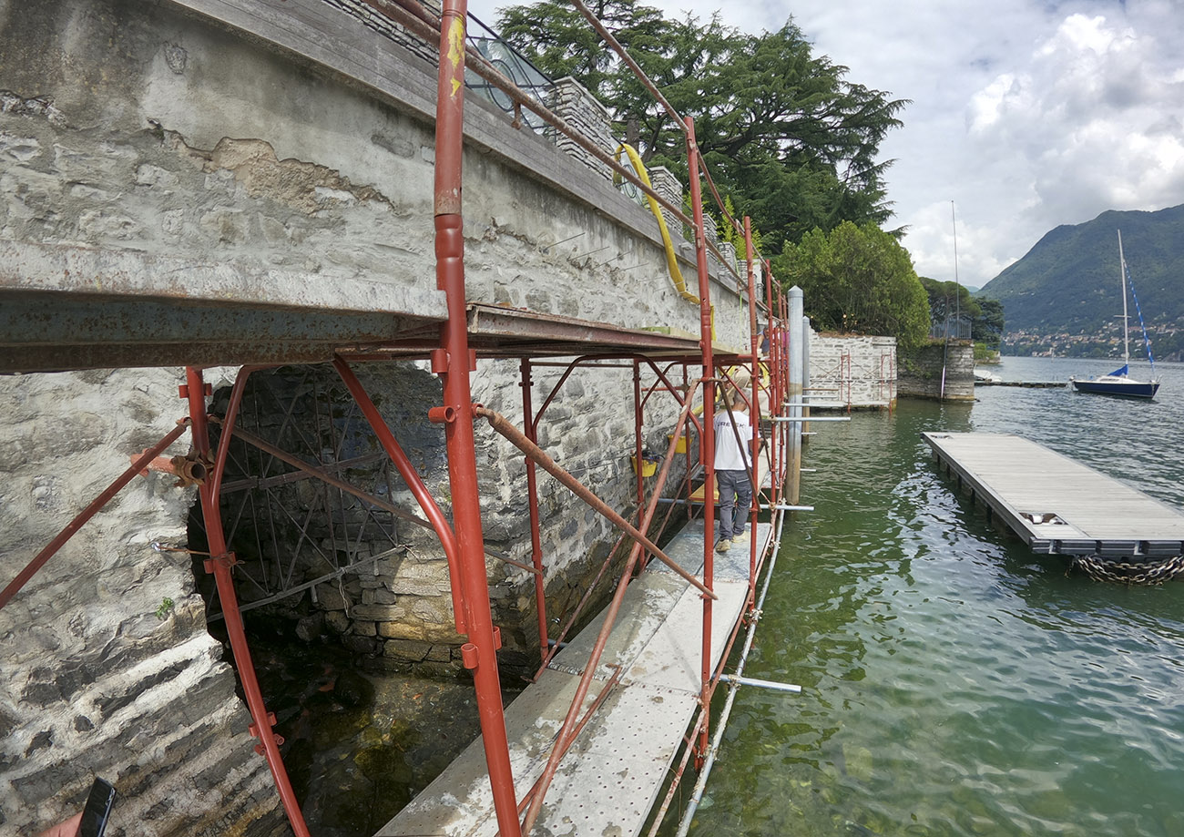 bank walls subsidence