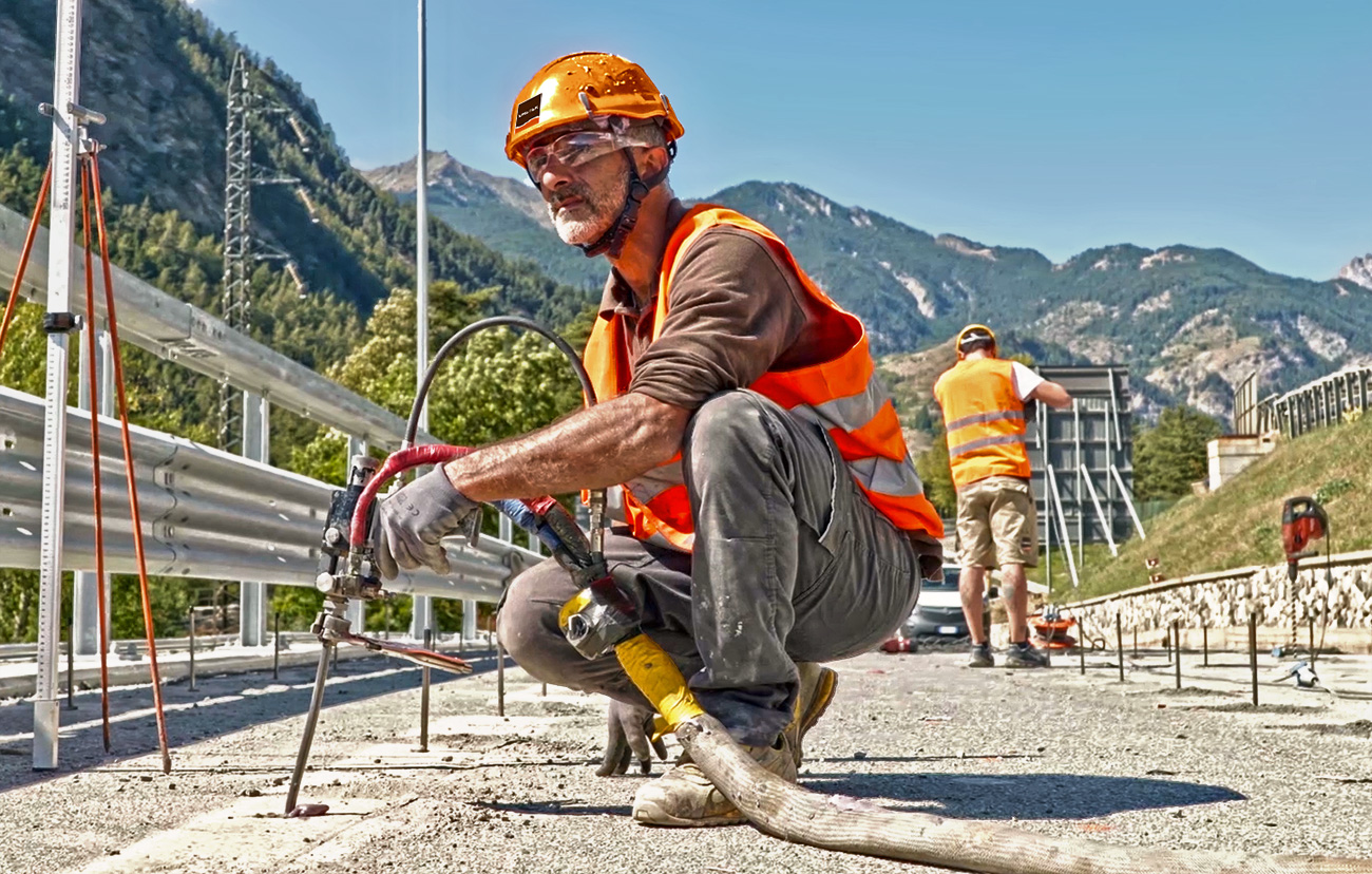road surfacing consolidation