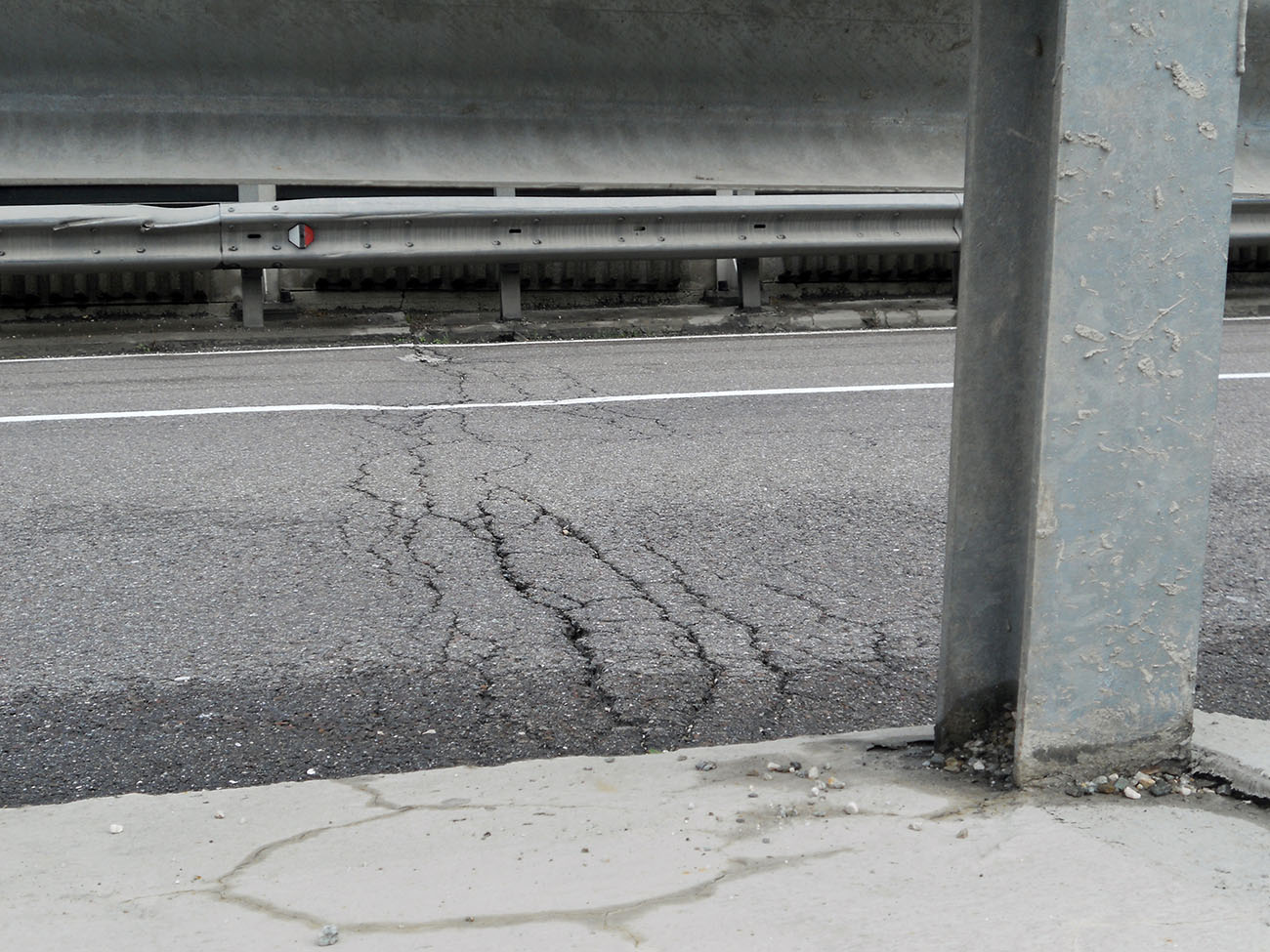 asphalt bumpy subsidence ground foundation