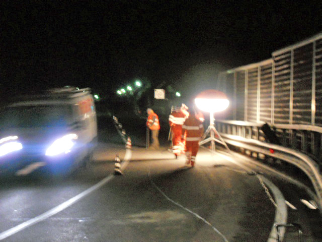 intervention uretek injections resins under road surface